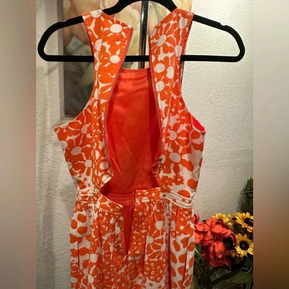 Trina Turk Lenia Print Fit & Flare Dress size 0
